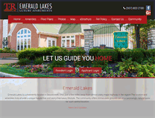 Tablet Screenshot of emeraldlakes-trprop.com